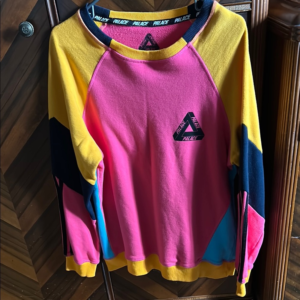 Palace Colorblock Crewneck Sweatshirt